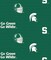Sykel Enterprises-Michigan State University Cotton Fabric-Michigan State Spartans Herringbone Cotton Quilting Fabric